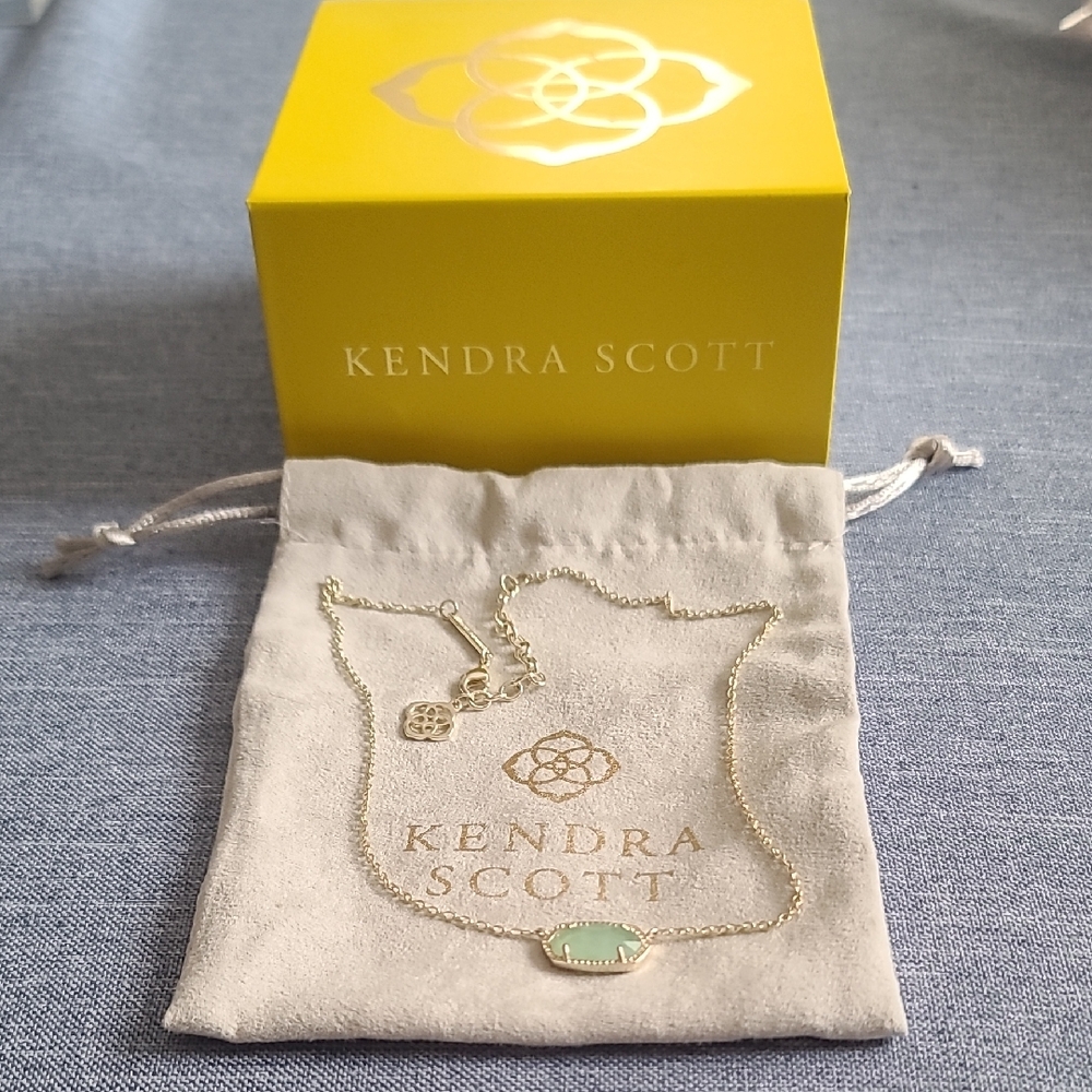 Kendra Scott Gold and Green Bracelet